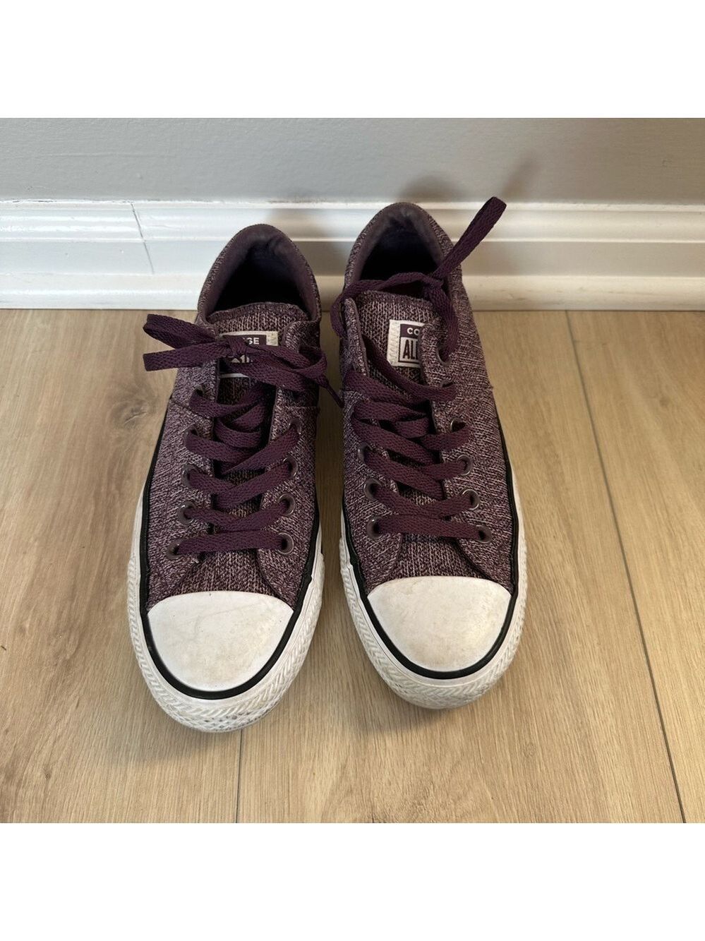 Converse Womens All Star 561764F Purple Casual Shoes Sneakers Size 7